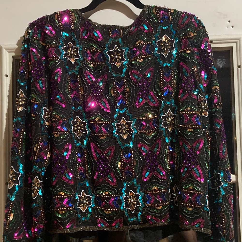 Embellished Multicolor Jacket - image 3